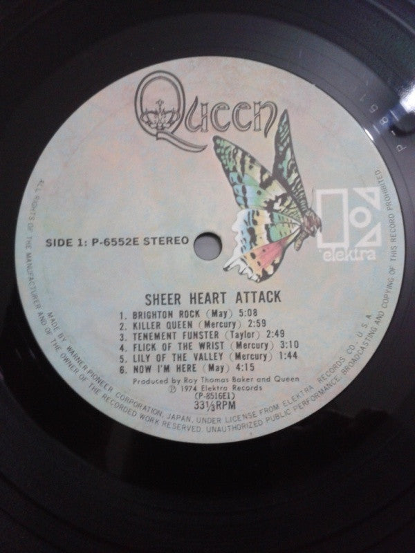 Queen : Sheer Heart Attack (LP, Album, RE)