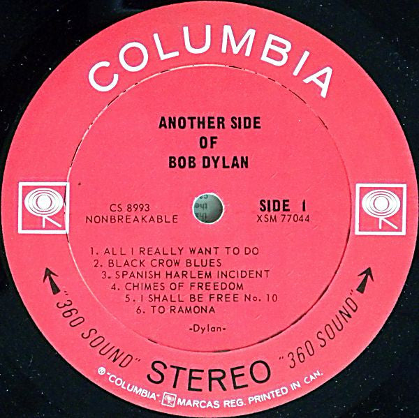Bob Dylan : Another Side Of Bob Dylan (LP, Album)