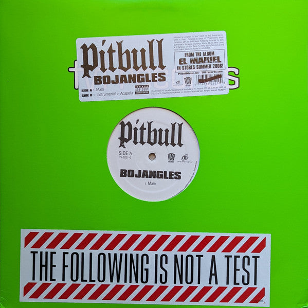 Pitbull : Bojangles (12")