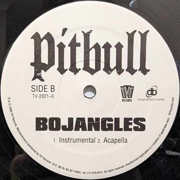 Pitbull : Bojangles (12")