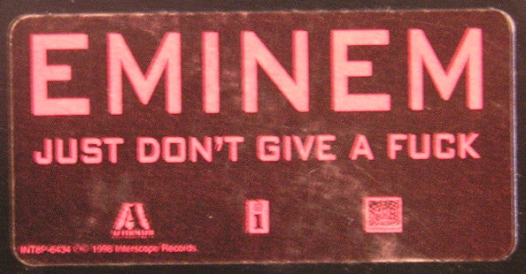 Eminem : Just Don't Give A Fuck (12", Single, Promo)