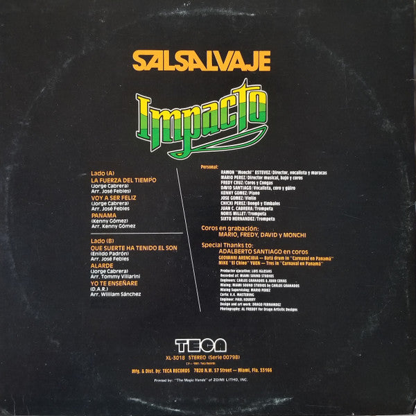 Conjunto Impacto : Salsalvaje (LP, Album)