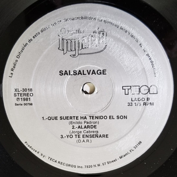 Conjunto Impacto : Salsalvaje (LP, Album)