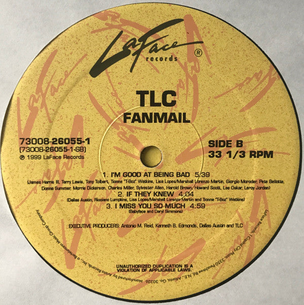 TLC : Fanmail (2xLP, Album)
