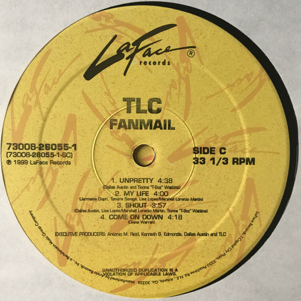 TLC : Fanmail (2xLP, Album)