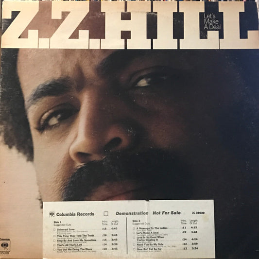 Z.Z. Hill : Let's Make A Deal (LP, Album, Promo)