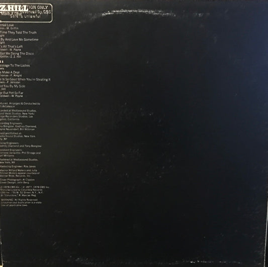 Z.Z. Hill - Let's Make A Deal vinyl record, LP (Near Mint (NM or M-)) | Lulo Records