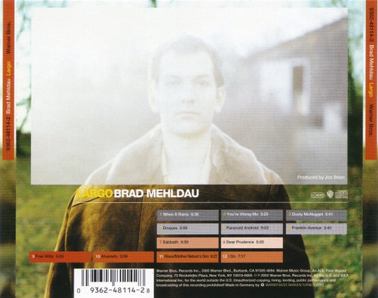Brad Mehldau - Largo vinyl record, CD (Mint (M)) | Lulo Records