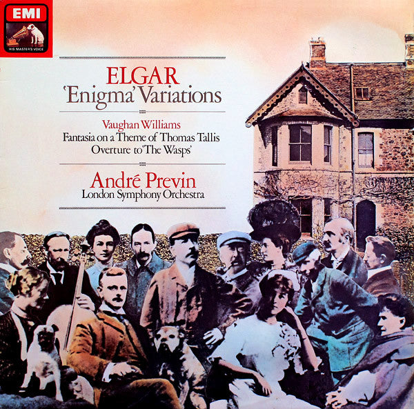 Sir Edward Elgar, Ralph Vaughan Williams, André Previn, London Symphony Orchestra : 'Enigma' Variations / Fantasia On A Theme Of Thomas Tallis / Overture To 'The Wasps' (LP,   F)