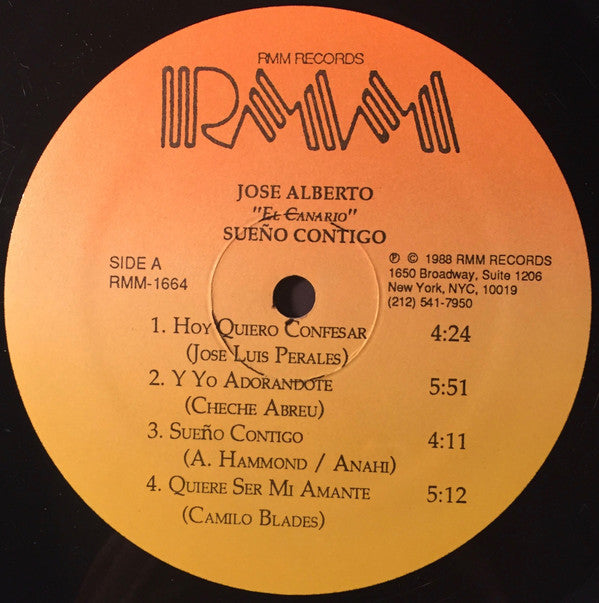 José Alberto 'El Canario' : Sueño Contigo (LP, Album)