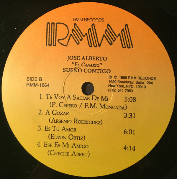 José Alberto 'El Canario' : Sueño Contigo (LP, Album)