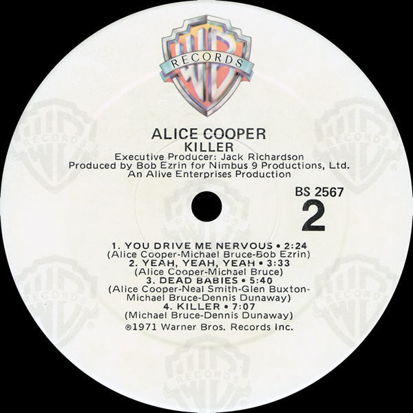 Alice Cooper : Killer (LP, Album, RE)