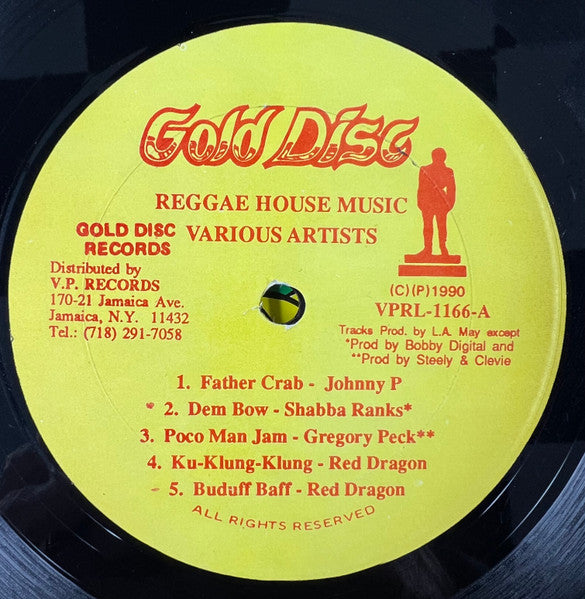 Various : Reggae House Music Vol. 3 (LP, Comp, Mixed)