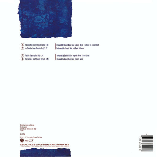 Depeche Mode : It's Called A Heart (12", Maxi, S/Edition)