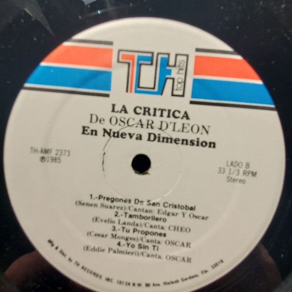 La Critica : En Nueva Dimension (LP, Album)