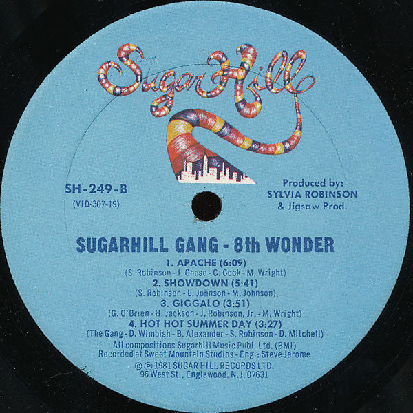 Sugarhill Gang : 8th Wonder (LP, Album, Bes)