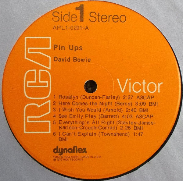 David Bowie : Pinups (LP, Album, M/Print, Ind)