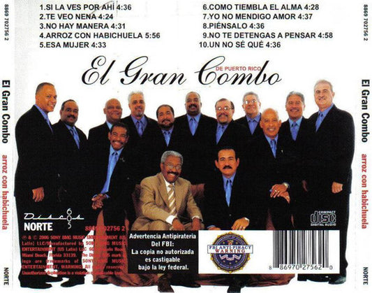 El Gran Combo De Puerto Rico* : Arroz Con Habichuela (CD, Album)