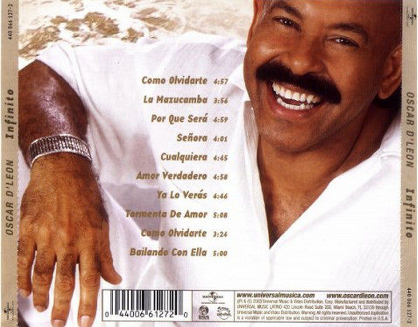Oscar D' León : Infinito (CD, Album)