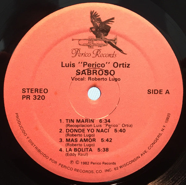 Luis "Perico" Ortiz Vocals: Roberto Lugo : Sabroso! (LP, Album)