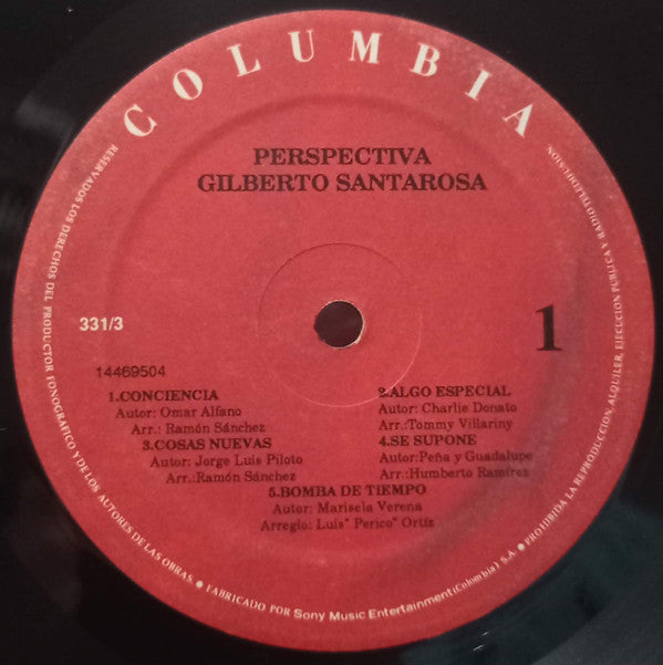 Gilberto Santa Rosa : Perspectiva (LP)