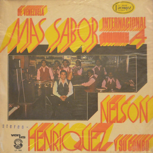 Nelson Henriquez Y Su Combo : Mas Sabor Internacional Volumen 4 (LP, Album)