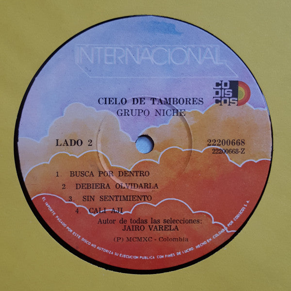 Grupo Niche : Cielo De Tambores (LP, Album)