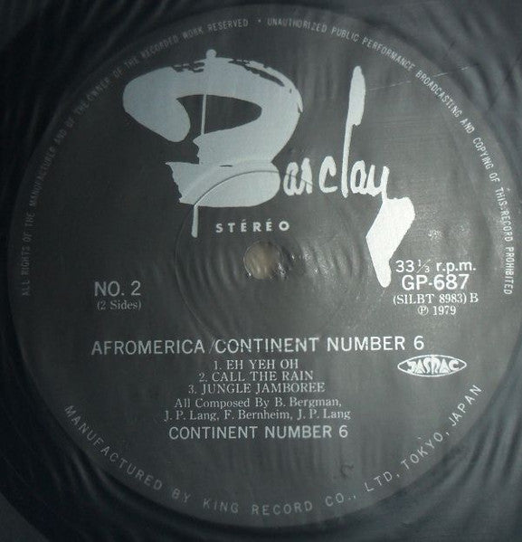 Continent Number 6 : Afromerica (LP, Album)
