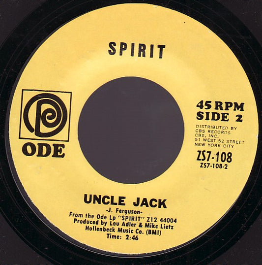 Spirit (8) : Mechanical World  (7", Single, Styrene, Ter)