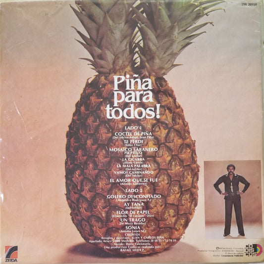 Juan Piña : Piña Para Todos (LP, Album)