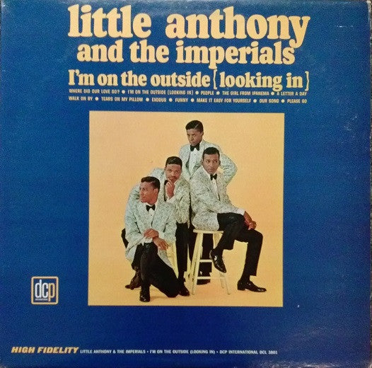 Little Anthony & The Imperials : I'm On The Outside (Looking In) (LP, Album, Mono, Pit)