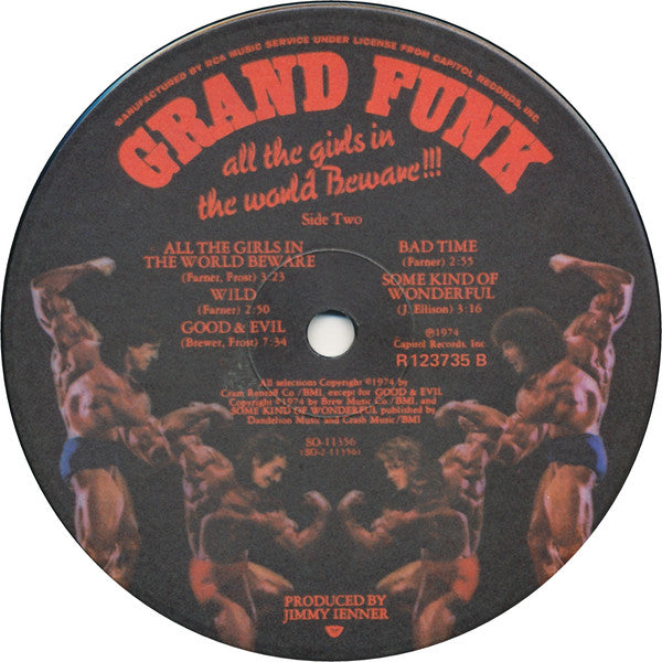 Grand Funk Railroad : All The Girls In The World Beware!!! (LP, Album, Club)