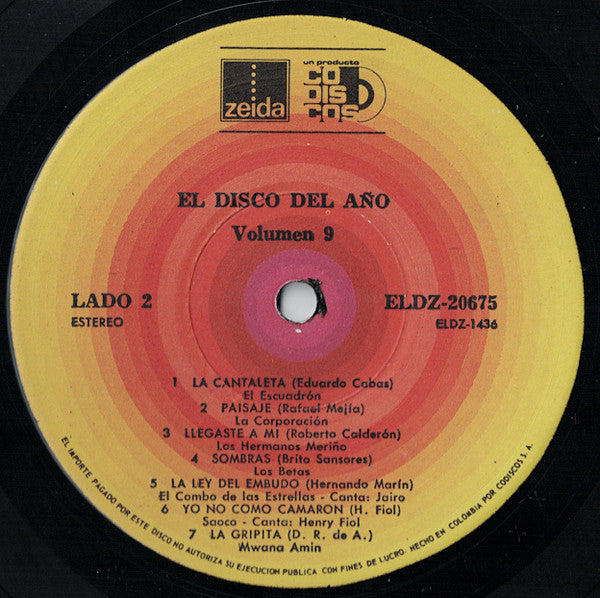 Various : El Disco Del Año Vol. 9 (LP, Comp)