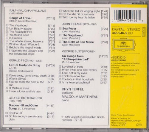 Ralph Vaughan Williams · George Butterworth · Gerald Finzi · John Ireland - Bryn Terfel, Malcolm Martineau - The Vagabond & Other Songs vinyl record, CD (Near Mint (NM or M-)) | Lulo Records