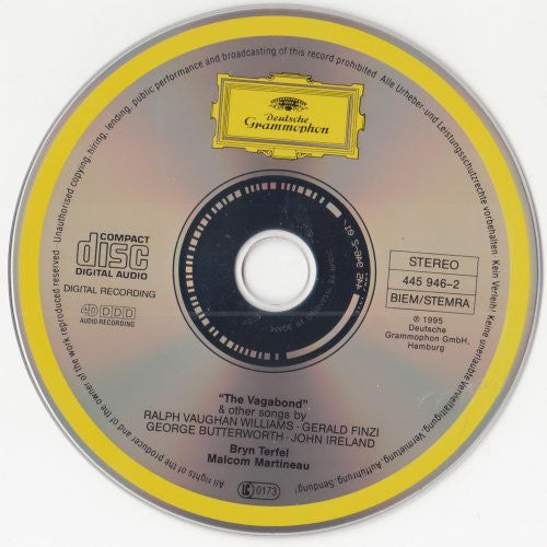 Ralph Vaughan Williams · George Butterworth · Gerald Finzi · John Ireland - Bryn Terfel, Malcolm Martineau : The Vagabond & Other Songs (CD, Album)