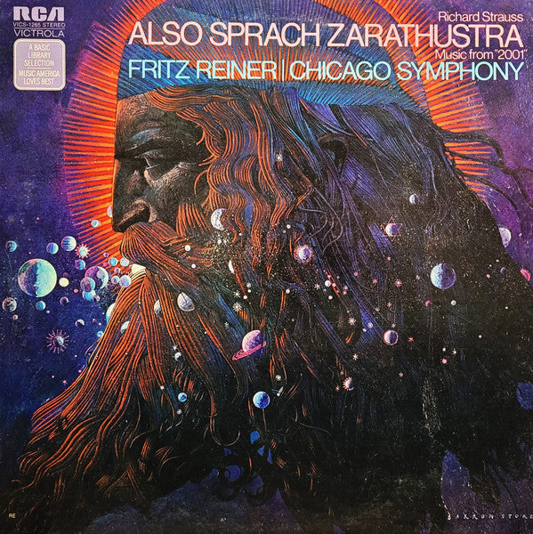 Richard Strauss - Fritz Reiner, Chicago Symphony Orchestra : Also Sprach Zarathustra (Music From "2001") (LP, RE, Ind)