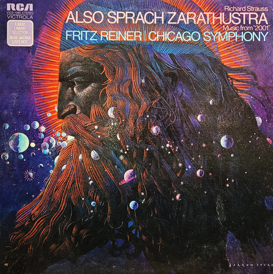 Richard Strauss - Fritz Reiner, Chicago Symphony Orchestra : Also Sprach Zarathustra (Music From "2001") (LP, RE, Ind)