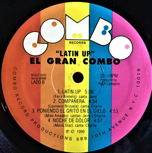 El Gran Combo : Latin Up (LP, Album)