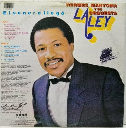 Hermes Manyoma Y Su Orquesta La Ley : El Sonero Llegó (LP, Album)