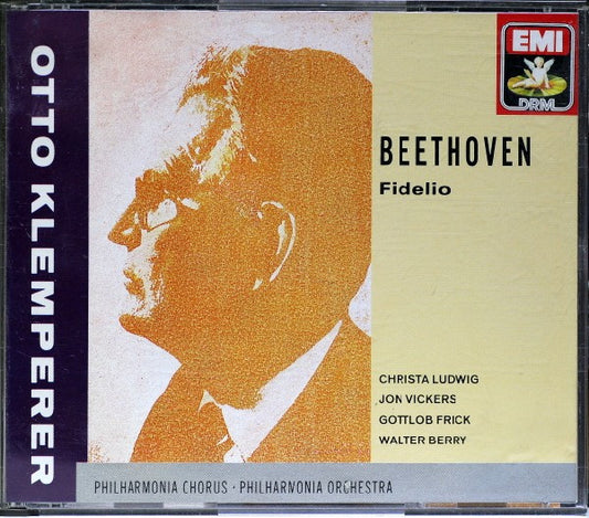 Ludwig van Beethoven - Otto Klemperer, Christa Ludwig, Jon Vickers, Gottlob Frick, Walter Berry, Philharmonia Chorus, Philharmonia Orchestra : Fidelio (2xCD, RM)