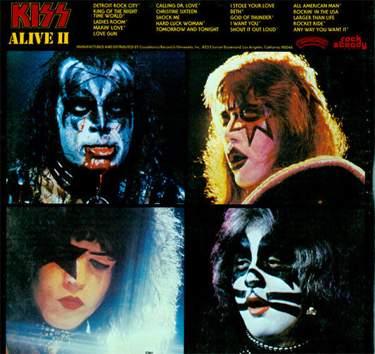 Kiss : Alive II (2xLP, Album, Gat)