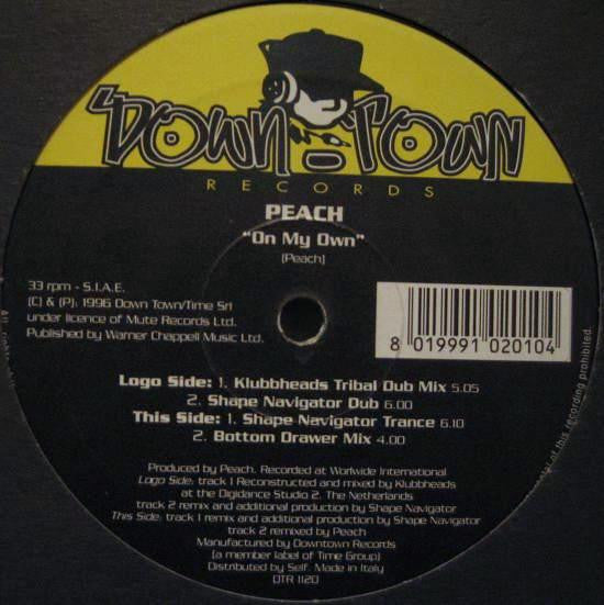 Peach : On My Own (12")