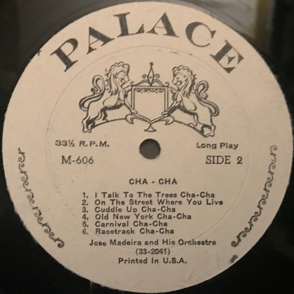 Jose Madeira And His Orchestra : Let's Cha Cha Cha (LP)