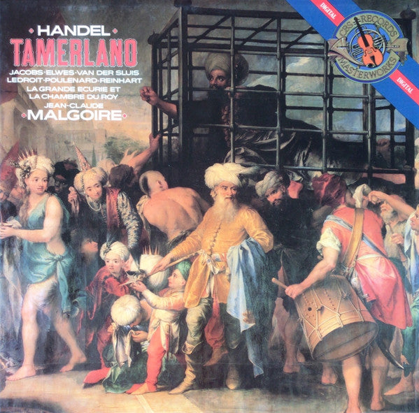 Georg Friedrich Händel - René Jacobs · John Elwes · Mieke van der Sluis, Henri Ledroit · Isabelle Poulenard · Gregory Reinhart, La Grande Ecurie Et La Chambre Du Roy, Jean-Claude Malgoire : Tamerlano (3xLP + Box)