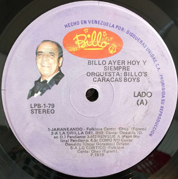Billo's Caracas Boys :  Ayer Hoy Y Siempre (LP, Album)