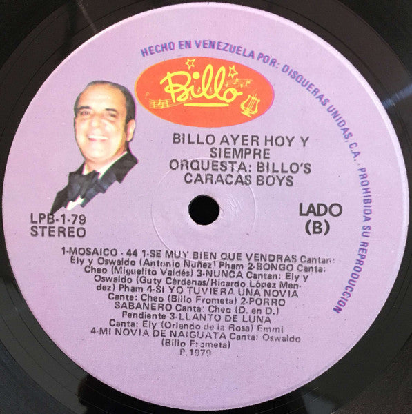 Billo's Caracas Boys :  Ayer Hoy Y Siempre (LP, Album)