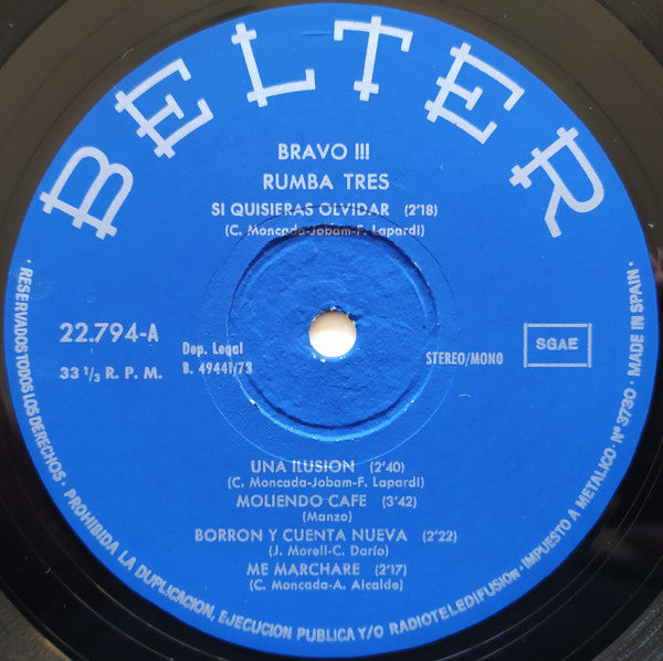 Rumba Tres : Bravo!!! (LP)