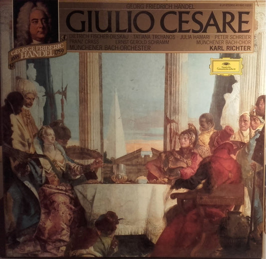 Georg Friedrich Händel - Dietrich Fischer-Dieskau, Tatiana Troyanos, Julia Hamari, Franz Crass, Münchener Bach-Chor, Münchener Bach-Orchester, Karl Richter : Giulio Cesare (4xLP, Album, RE + Box)