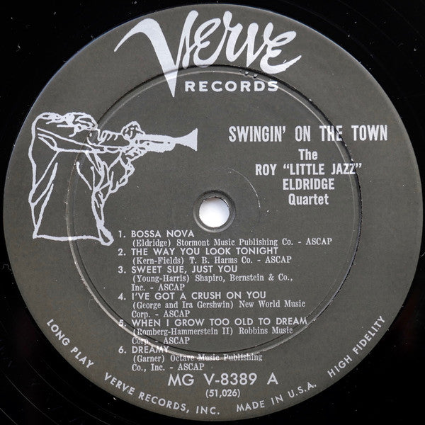 Roy "Little Jazz" Eldridge* : Swingin' On The Town (LP, Album, Mono)