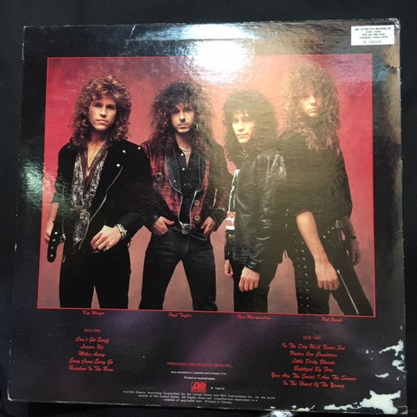 Winger : In The Heart Of The Young (LP, Album, Club, BMG)